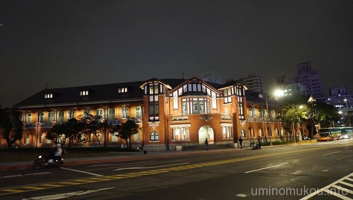 夜の台湾博物館　鉄道部